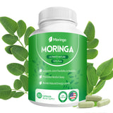 Fravonique Moringa Capsules 800mg front view bottle