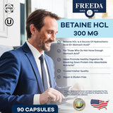 FREEDA Betaine HCl Multi-Enzyme Supplement side view