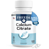 FREEDA Calcium Citrate 1000mg supplement front view