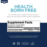 FREEDA Calcium Citrate 1000mg supplement ingredient list