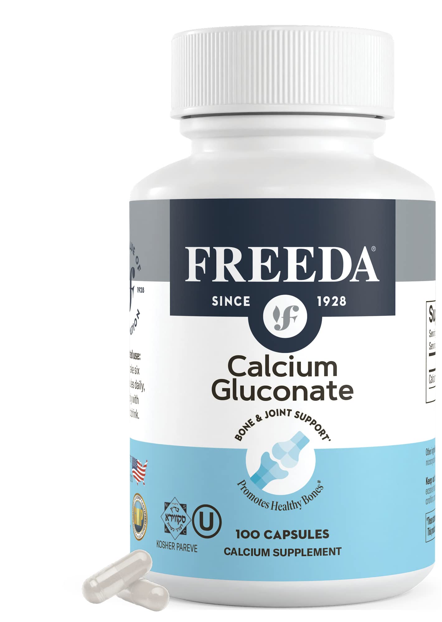 FREEDA Calcium Gluconate 109g front view