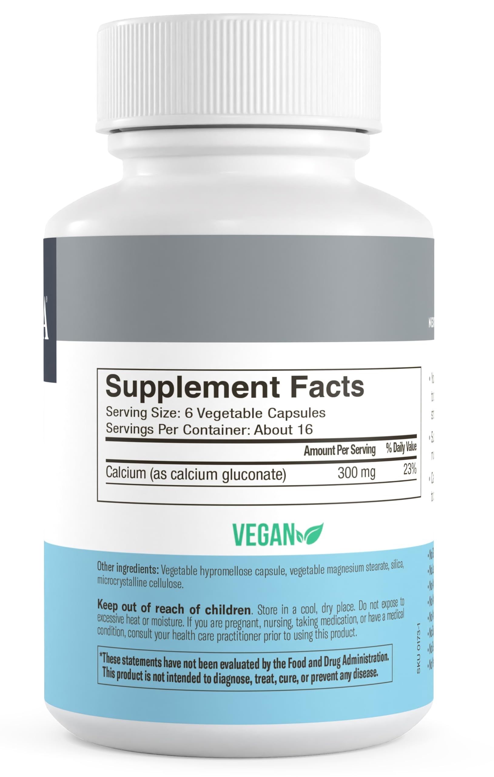 FREEDA Calcium Gluconate capsules close-up