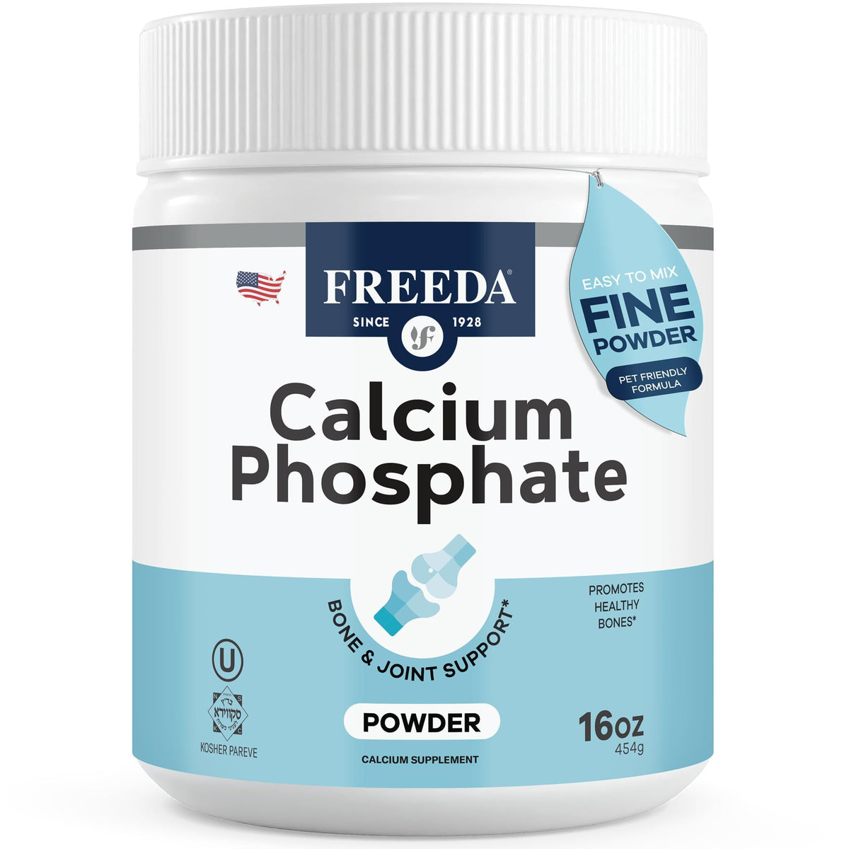 FREEDA Calcium Phosphate Powder 508g front view