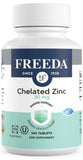 FREEDA Chelated Zinc 30mg Tablets front view