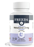 FREEDA Chewable Melatonin 2mg front view packaging
