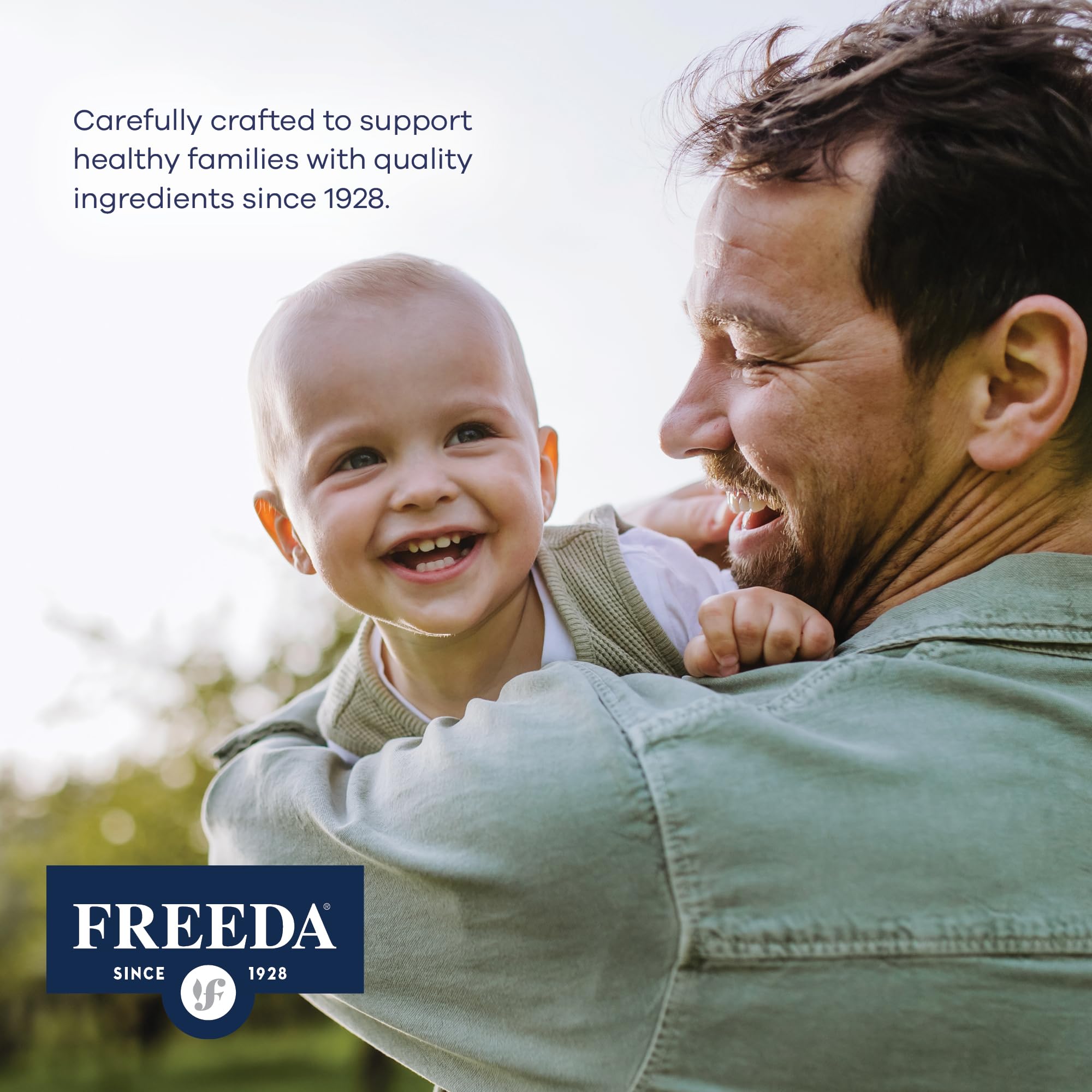 FREEDA CoQ10 100MG vegetarian capsules close-up of ingredients