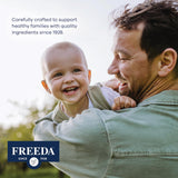 FREEDA CoQ10 100MG vegetarian capsules close-up of ingredients