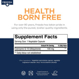FREEDA CoQ10 100MG vegetarian capsules with measuring spoon