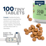 FREEDA Freedavite Moderate Multivitamin back view