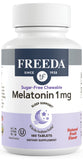 FREEDA Melatonin Chewable Tablets 1mg front view