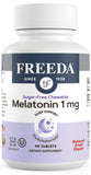 FREEDA Melatonin Chewable Tablets 1mg front view packaging