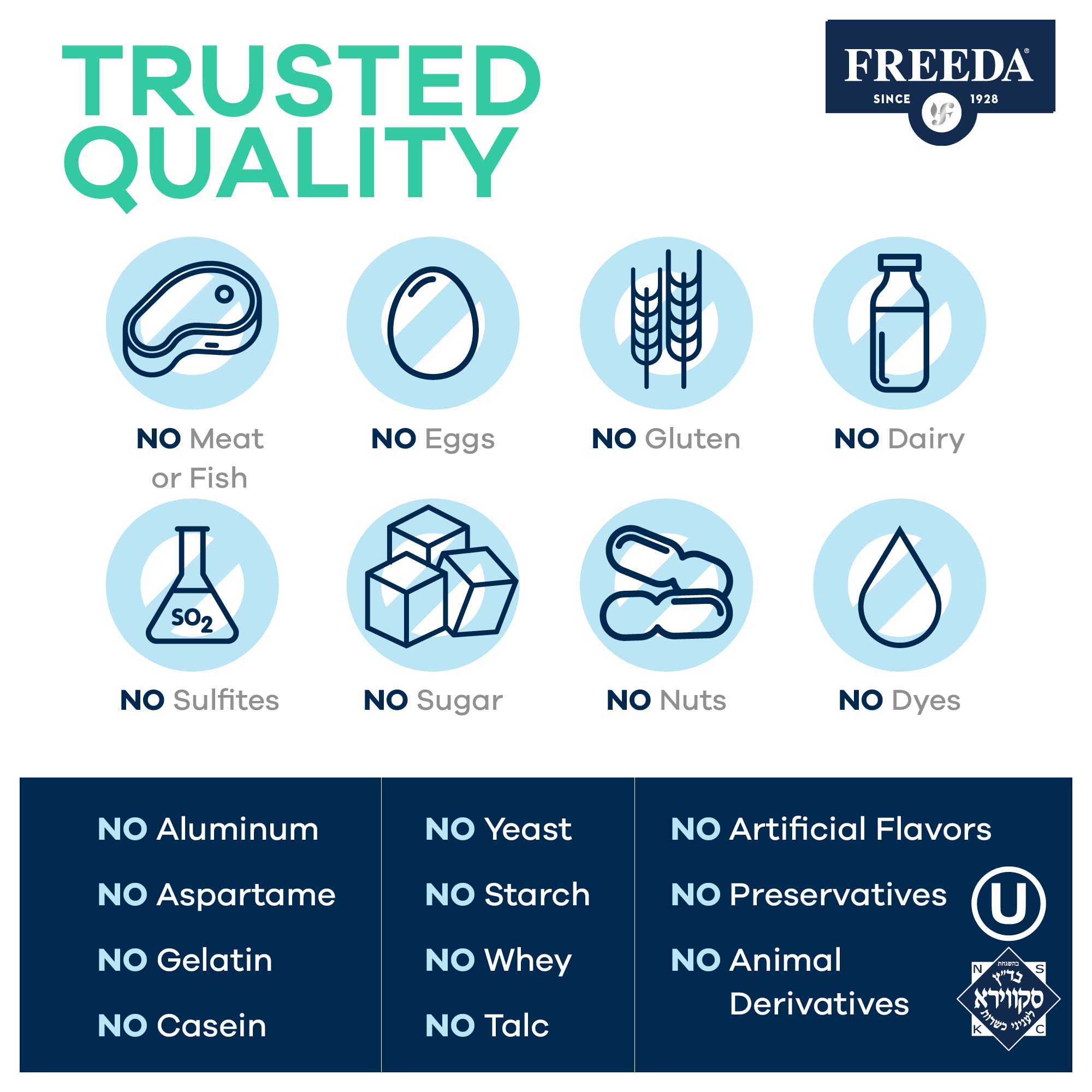FREEDA Melatonin Chewable Tablets 1mg with a fruit background
