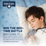 FREEDA Melatonin chewable tablets with fruit