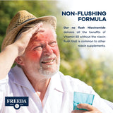 FREEDA Pure Niacinamide Vitamin B3 Capsules with measuring spoon