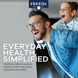 FREEDA SCD Adult Multivitamins opened bottle showing capsules
