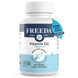 FREEDA Vegan Vitamin D2 2000 IU Supplement front view