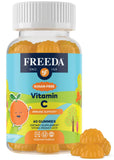 FREEDA Vitamin C Gummies for Kids front view with orange flavour