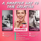 Frellanox Creatine Gummies with a measuring scoop