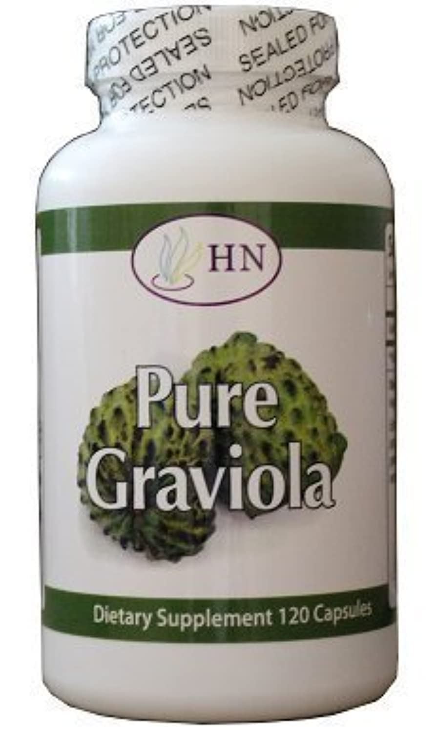 Fresh Health Nutritions Graviola 1000 mg Vegetable Capsules front view