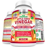 FRESH HEALTHCARE Apple Cider Vinegar Capsules 1500mg bottle front view