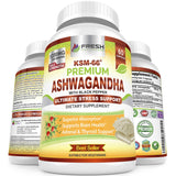 FRESH HEALTHCARE Ashwagandha KSM 66 Capsules front view
