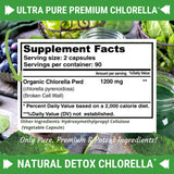 FRESH HEALTHCARE Chlorella Powder Capsules close-up