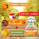 FRESH HEALTHCARE Vitamin C capsules close-up