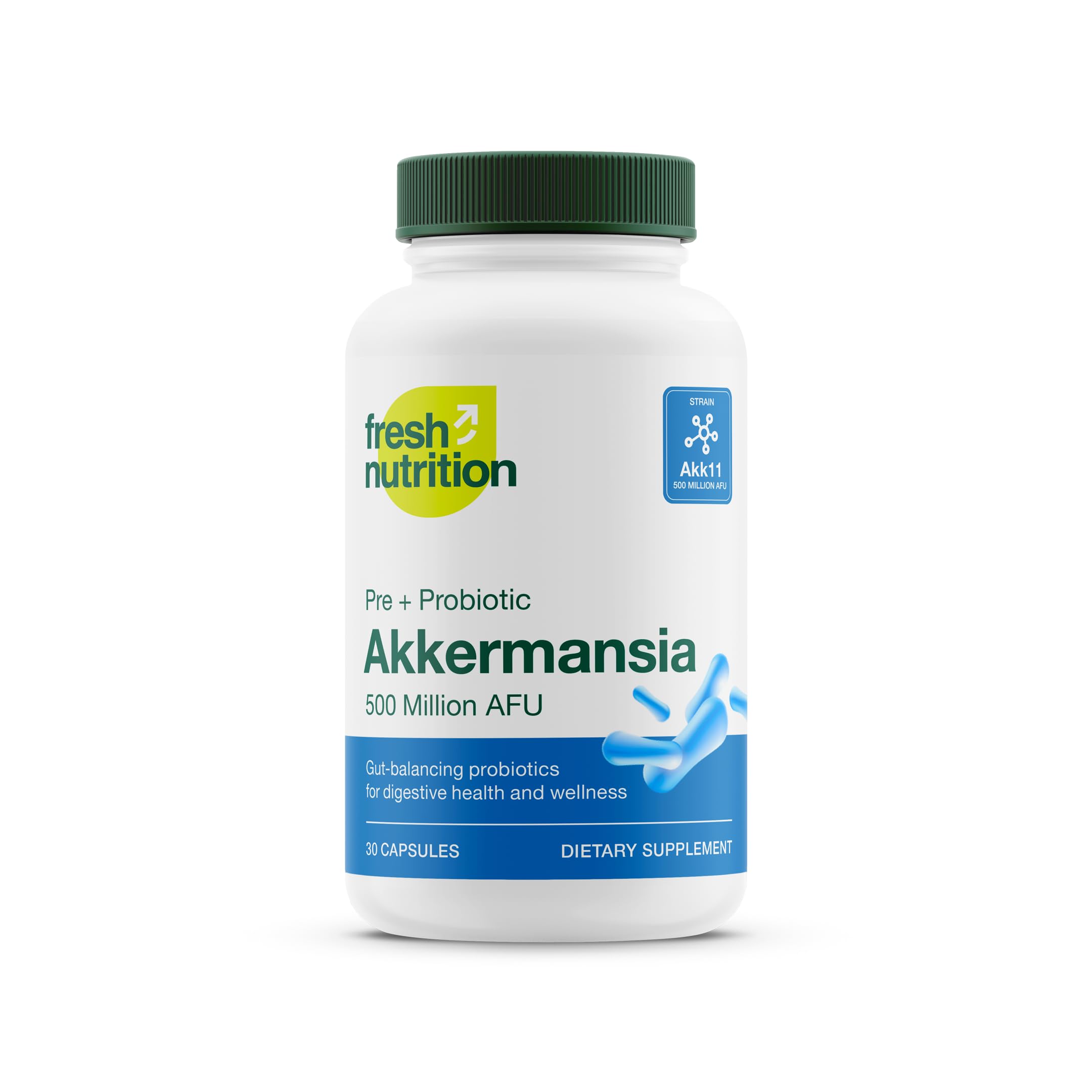 Fresh Nutrition Probiotic Akkermansia Supplement front view