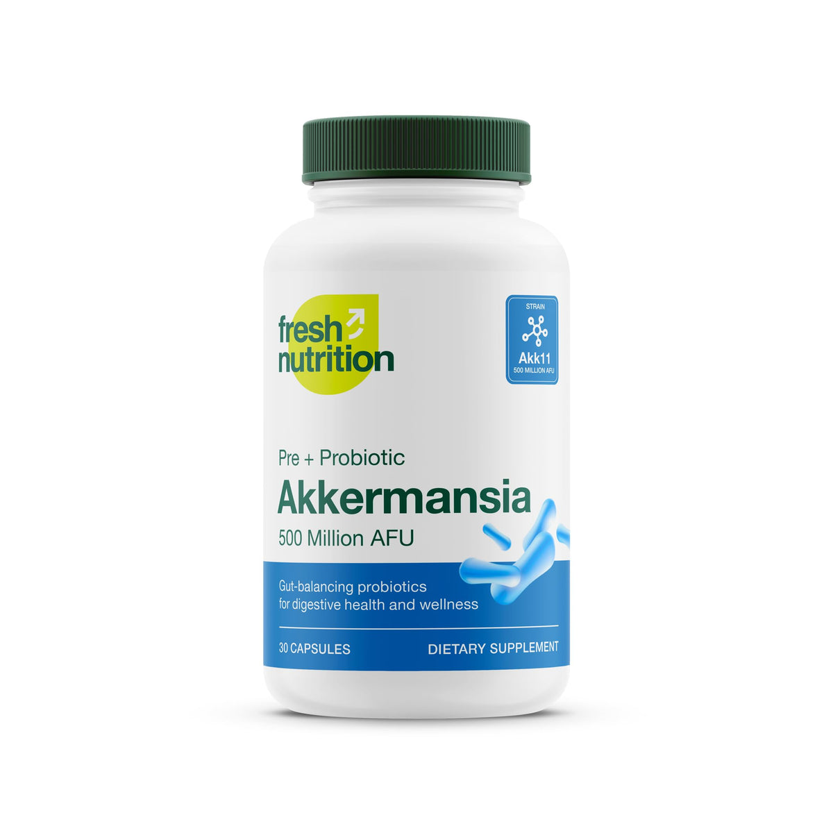 Fresh Nutrition Probiotic Akkermansia Supplement front view
