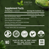 FRESHDRINKUS Soursop Capsules close-up of the capsule