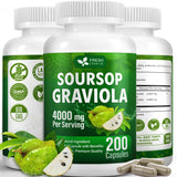 FRESHDRINKUS Soursop Capsules front view with 200 capsules