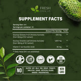 FRESHDRINKUS Soursop Extract Liquid bottle side view