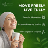 FRESHDRINKUS Soursop Leaves herbal supplement bottle side view