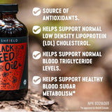 Freshfield Black Seed Oil 227g side view showing label