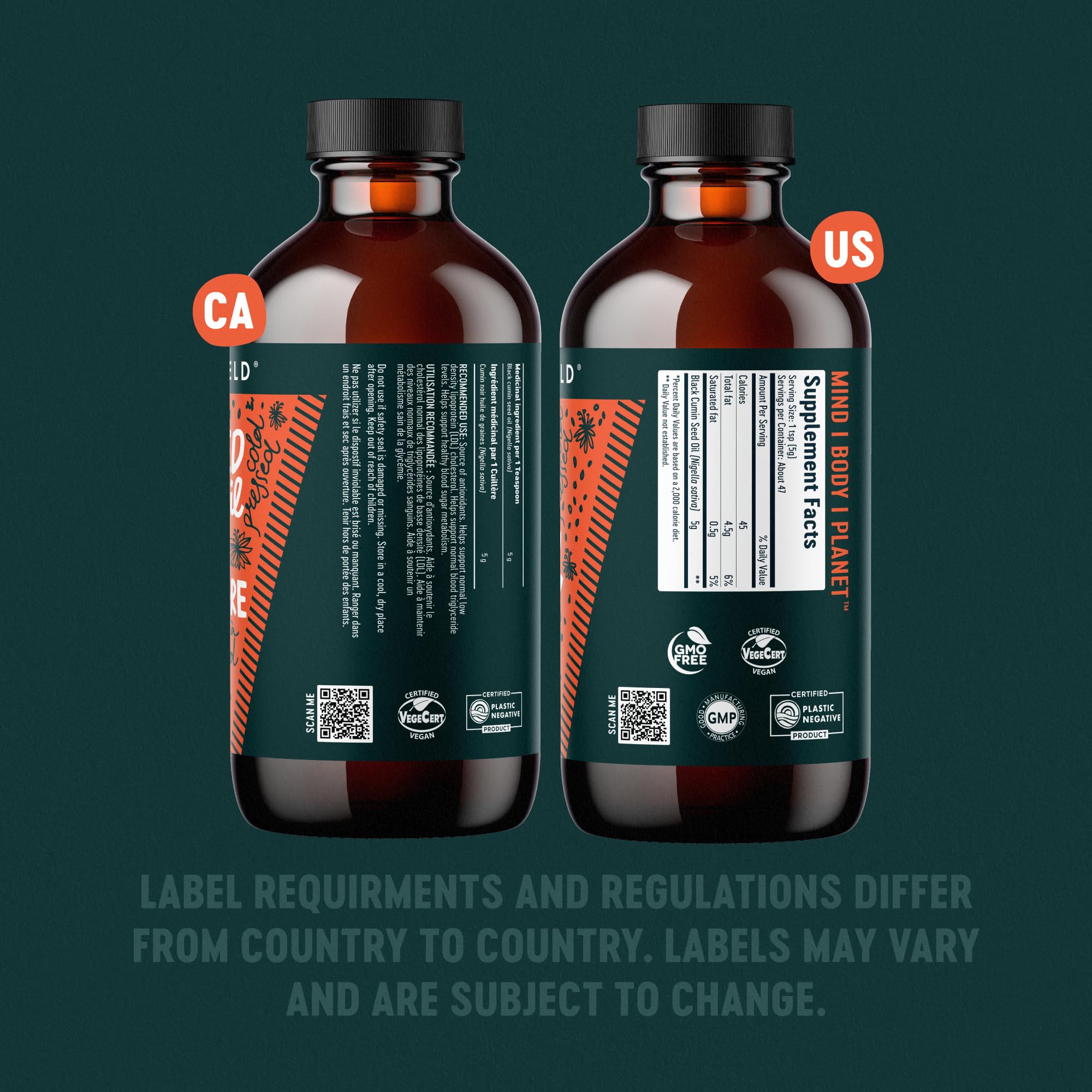 Freshfield Black Seed Oil 227g with measuring spoon