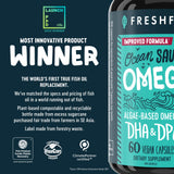Freshfield Ocean Saving Omega DHA Softgels 500mg bottle with label