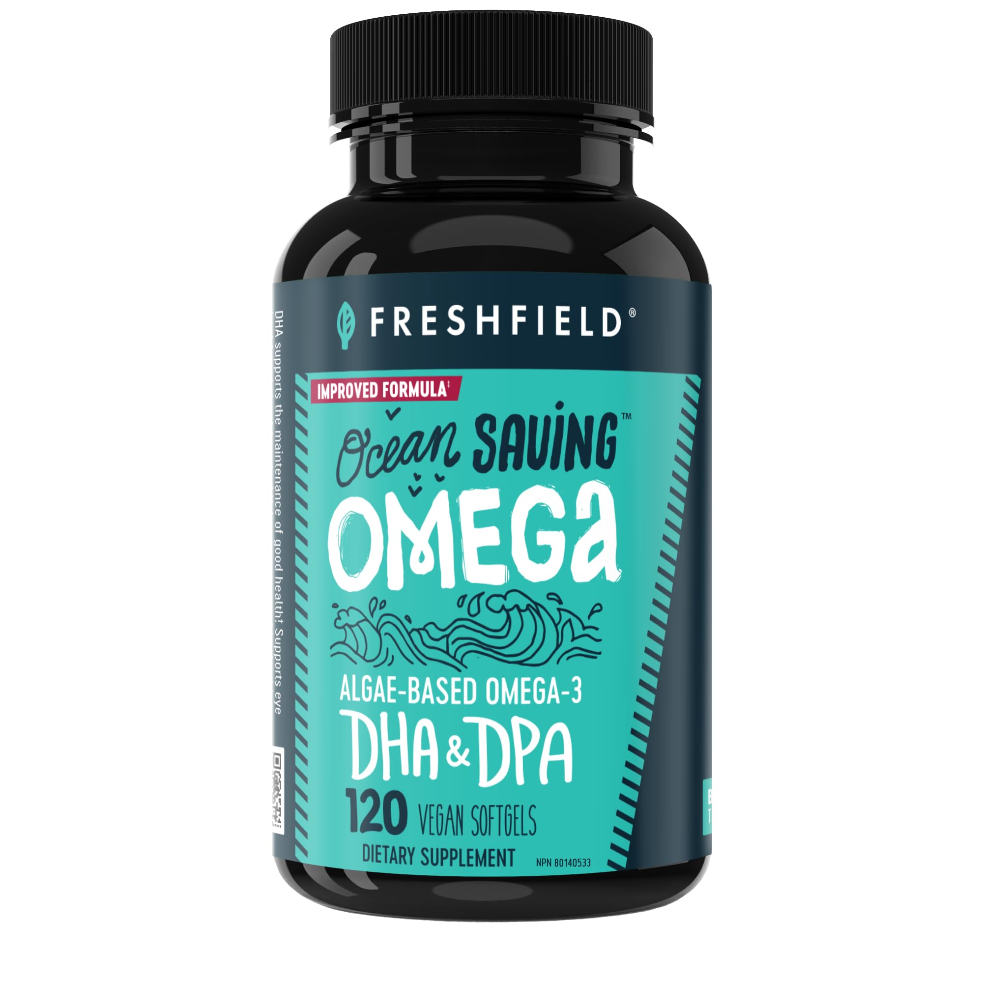 Freshfield Ocean Saving Omega DHA Softgels 500mg front view