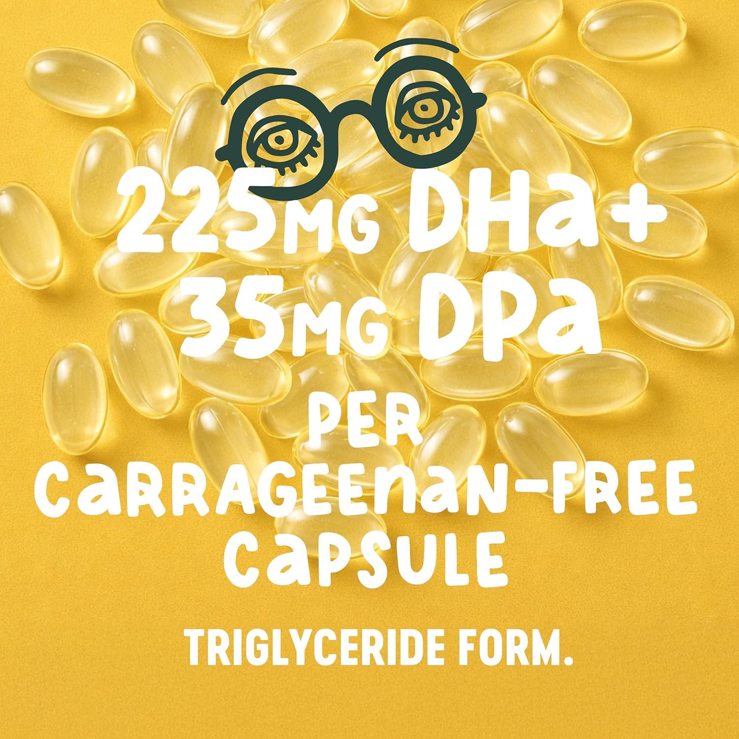 Freshfield Vegan Omega-3 DHA + DPA 225mg capsules close-up