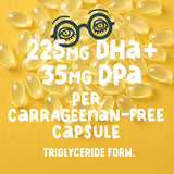 Freshfield Vegan Omega-3 DHA + DPA 225mg capsules close-up
