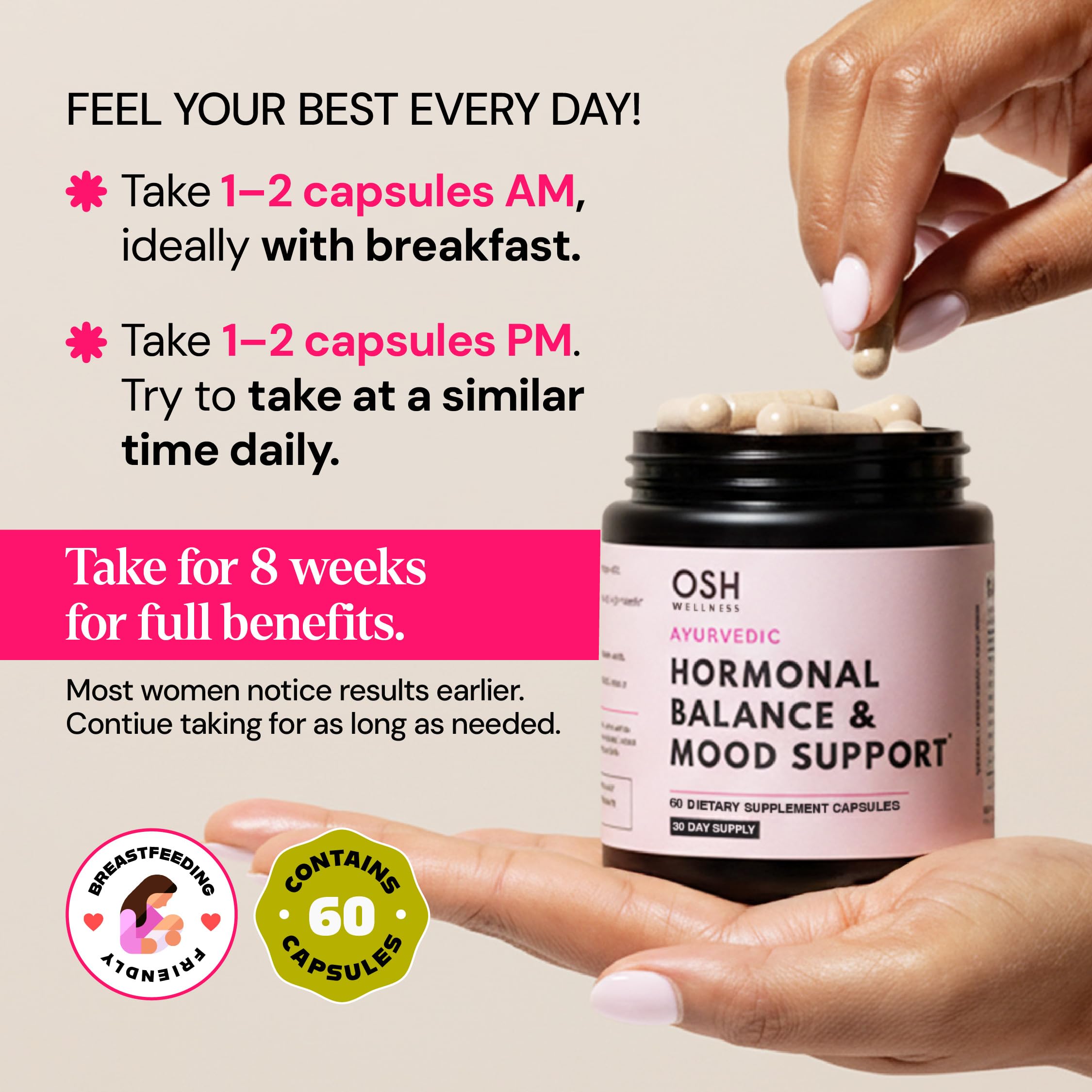 Freshly Moms Shatavari Capsules packaging details