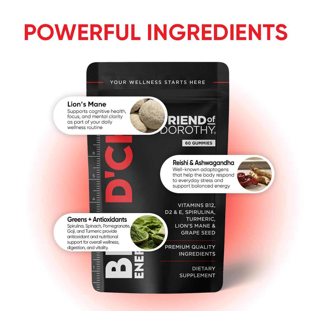 FRIEND OF DOROTHY Daily Performance Supplement 30g packaging