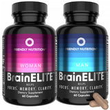 Friendly Nutrition BrainELITE Cognitive Supplement front view