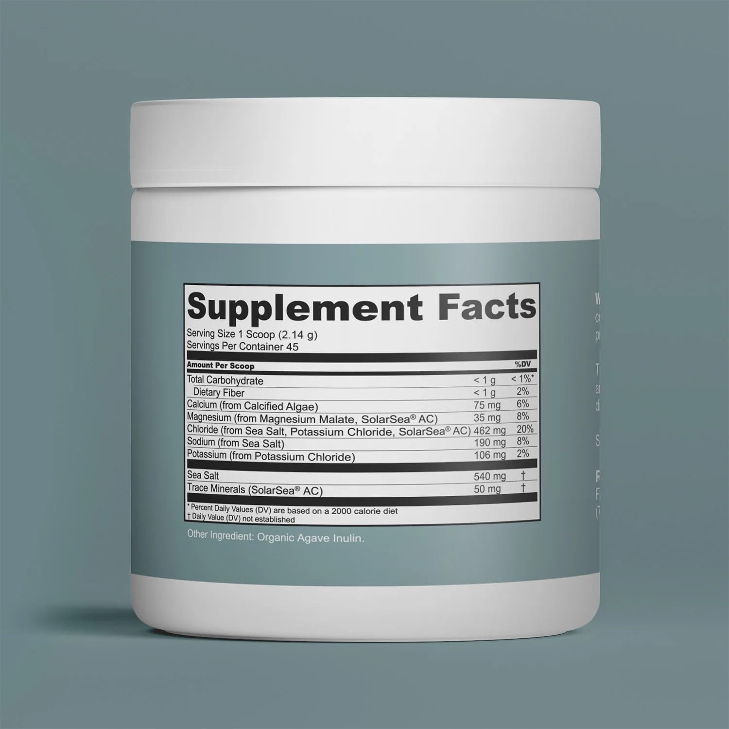 Fringe Essential Mineral Blend 79g side view
