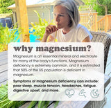 Fringe Magnesium Complex 79g serving suggestion in a glass