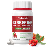Frishantic Cinnamon Supplement 500mg Berberine 60 Capsules front view