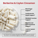 Frishantic Cinnamon Supplement 500mg Berberine nutrition facts