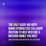 Frog Fuel Reset Liquid Sleep Supplement Shot, Chamomile Honey, back view