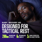 Frog Fuel Reset Liquid Sleep Supplement Shot, Chamomile Honey, side view