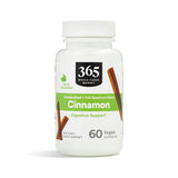 Front view of 365 by Whole Foods Market Cinnamon Supplement 60 count