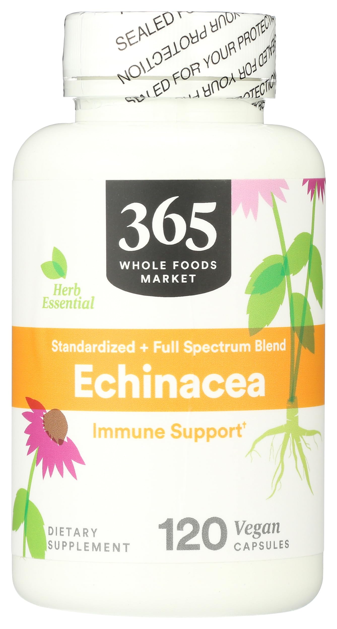 Front view of 365 by Whole Foods Market Echinacea Supplement 120 count